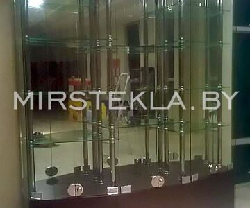 Стеклянная витрина для Ледового дворца г. Солигорск